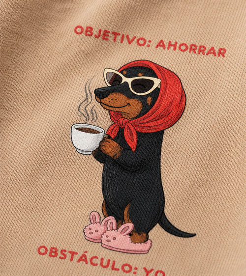 Camiseta "Objetivo ahorrar"